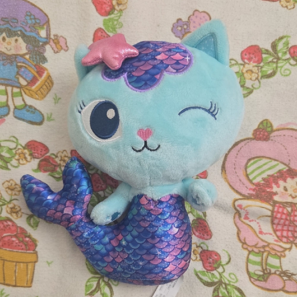 Dreamworks Gabbys Dollhouse Mercat Purrific Plush